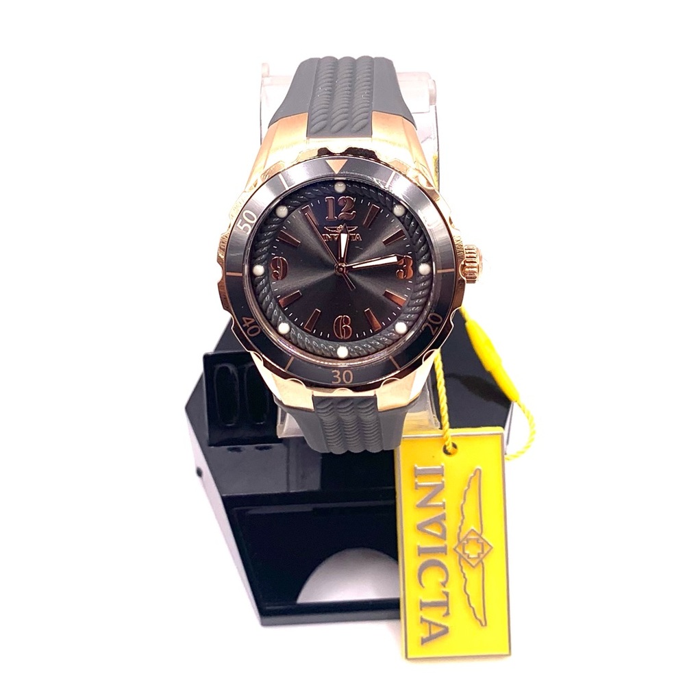 Invicta Angel Halo Women's Rose Gold Designer Watch New Unworn